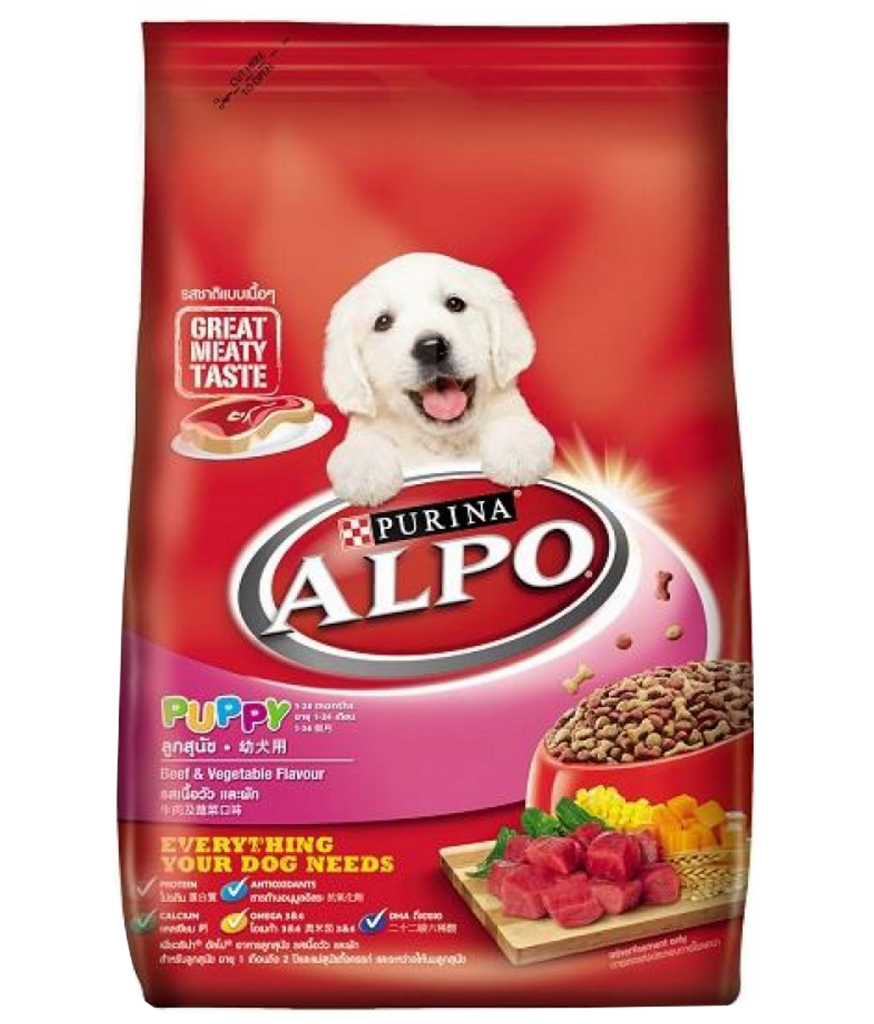 Purina Alpo Beef And Vegetable Puppy Dog Food (1.3kg) | Poshaprani.com