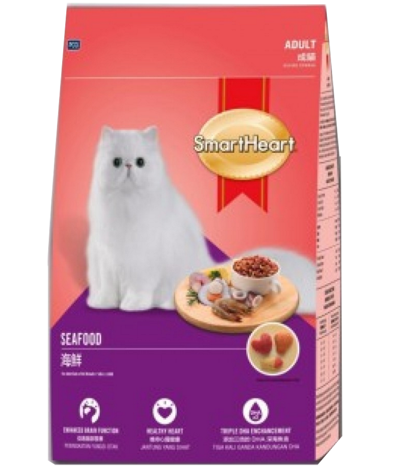 Smartheart Cat Food Seafood 3kg Poshaprani