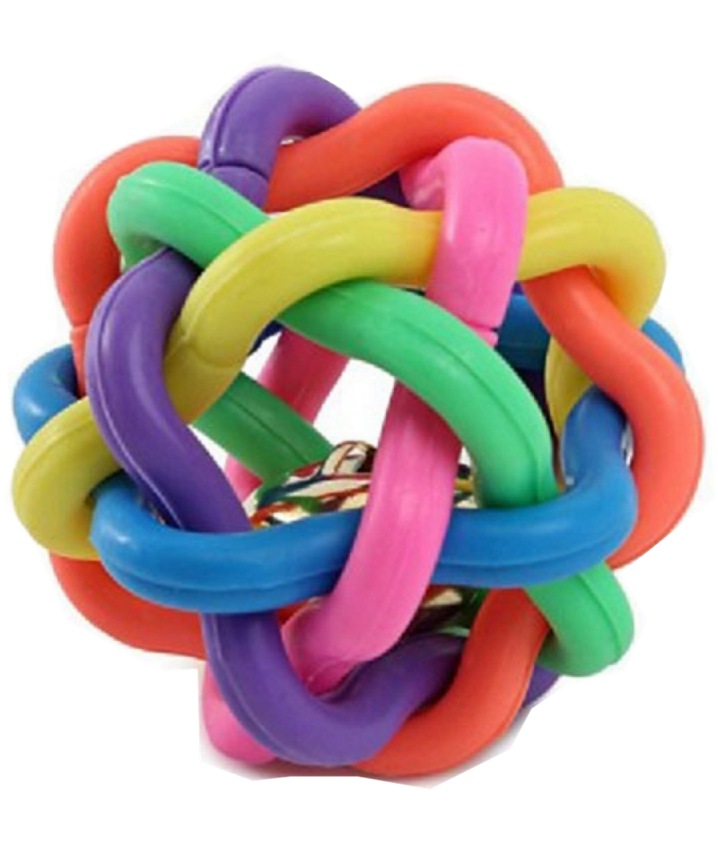 Ball Rubber Rainbow Tinkle | Poshaprani.com